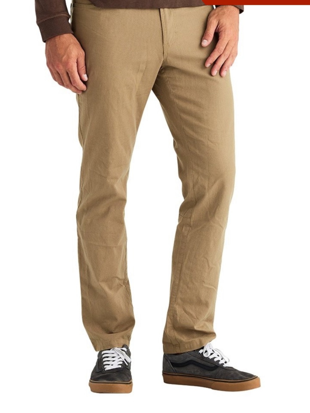 NWT Free Fly Apparel Timber Tan Canvas Stretch 5-pocket Pant 34X34